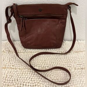 COCHOA Leather Crossbody Bag